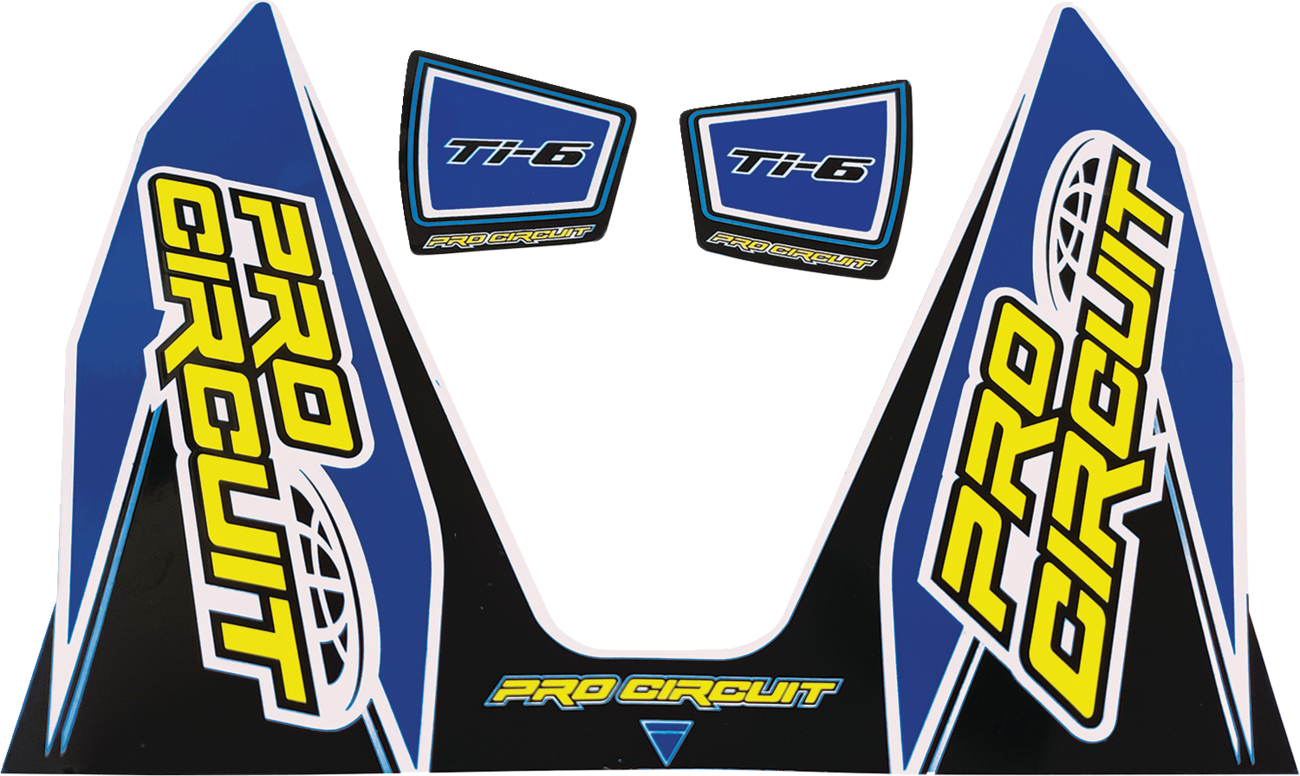 Pro Circuit Replacement Muffler Stickers