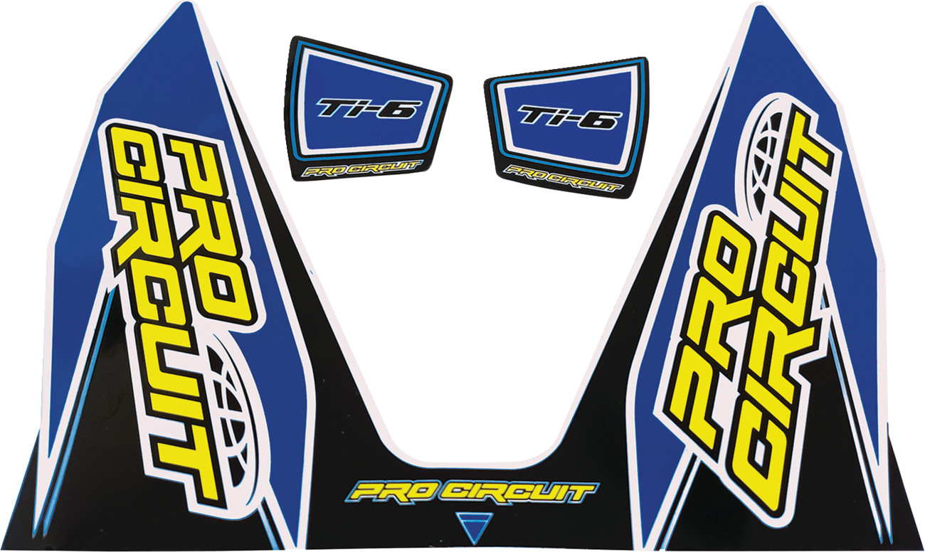 Pro Circuit Replacement Muffler Stickers