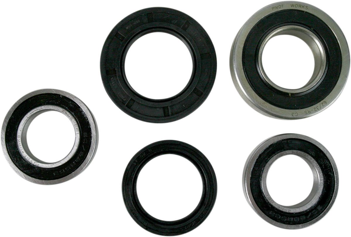 Pivot Works Wheel Bearing and Seal Kit Suzuki B-King/DL1000 V-Strom/DL1000 V-Strom ABS/DL1000 V-Strom XT Adventure/DL1050 V-Strom 1050/DL1050 V-Strom 1050DE/GSF 1250 Bandit S 2001-2025 PWRWS-S05-000