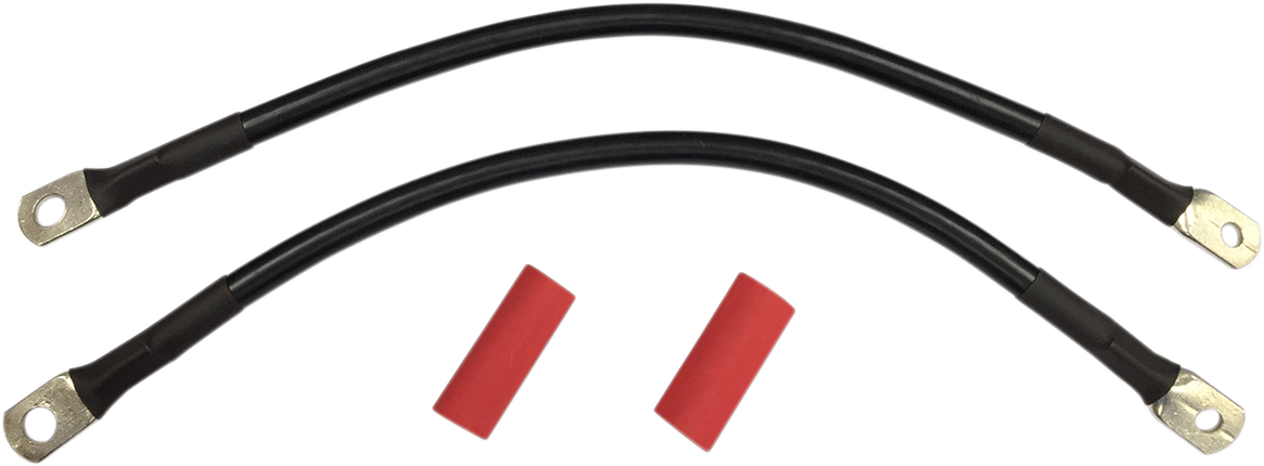 Drag specialties Black Battery Cable Set - '04-'09 XL Harley Davidson