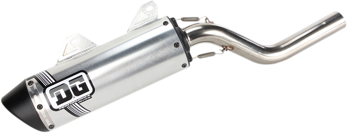 DG Performance V2 Slip-On Exhaust Kawasaki KLR 650 1987-2018
