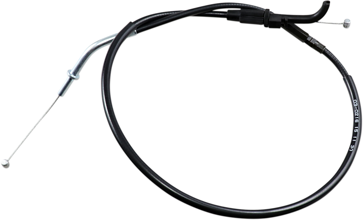Black Vinyl Throttle Cable