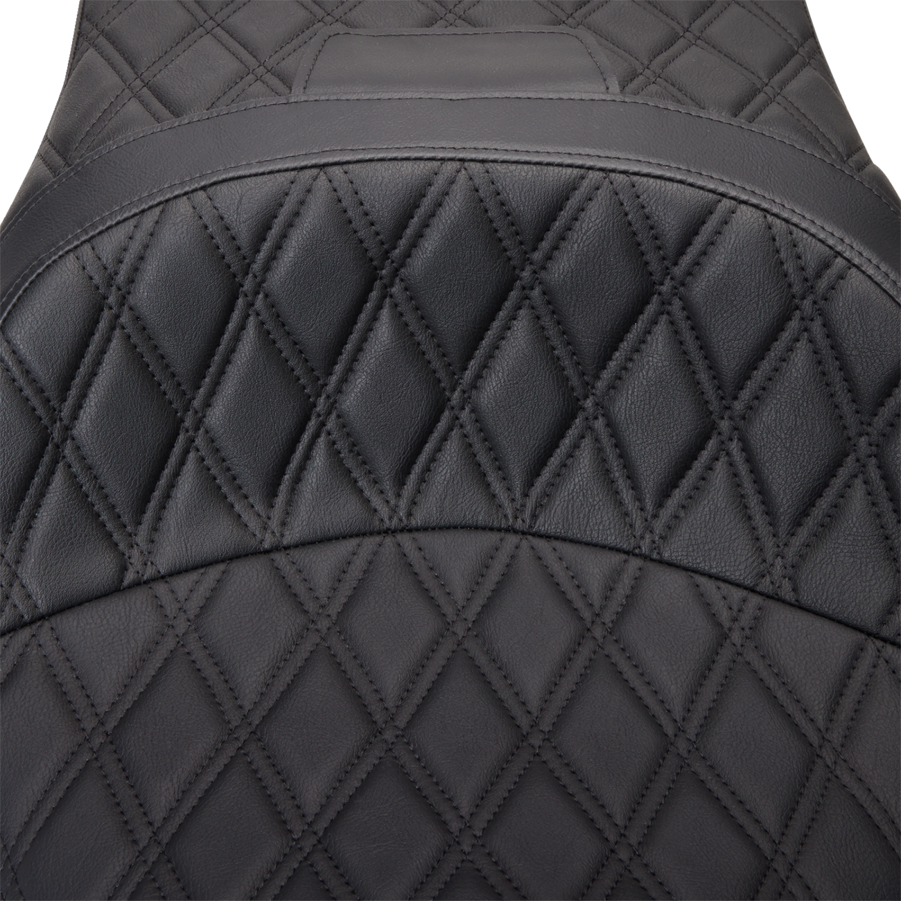 Drag specialties seats Freedom Seat - Vinyl - Double Diamond Black Stitch - FLH '09-'23 Harley Davidson