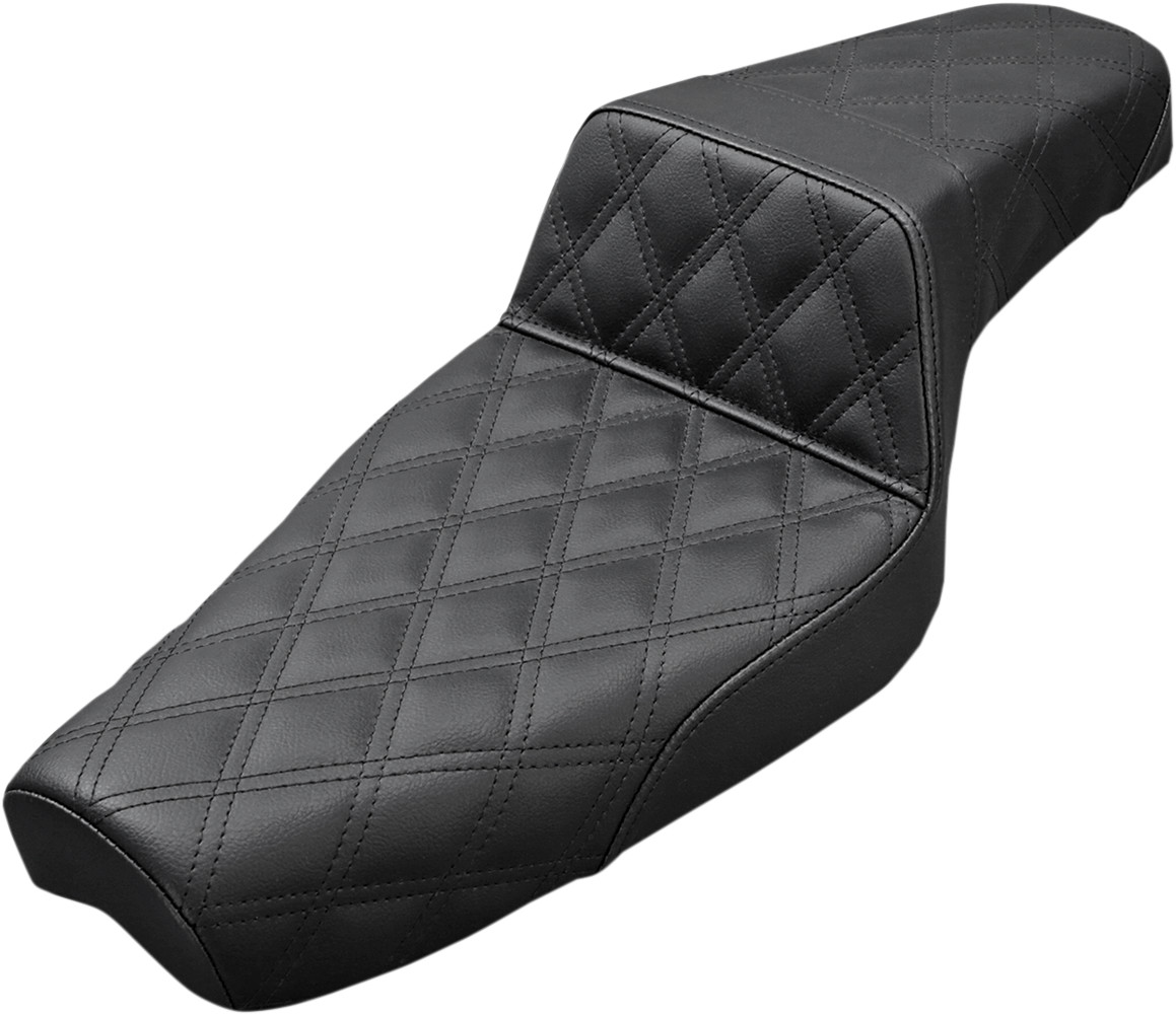 SADDLEMEN Step-Up Seat — Full Lattice Stitch