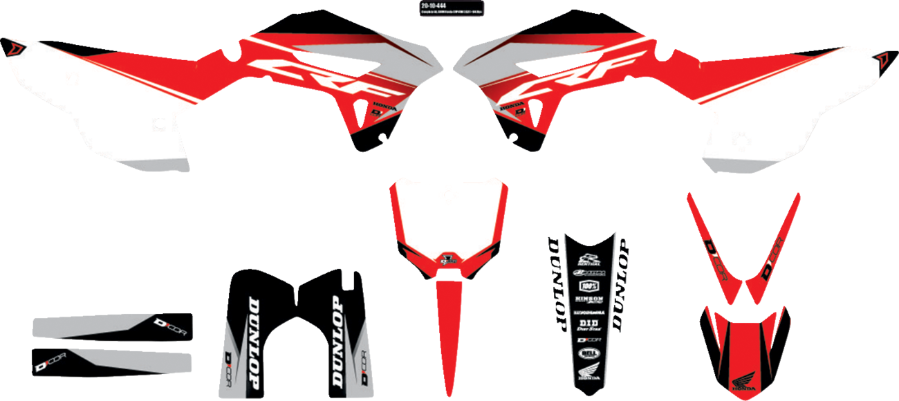 D'cor visuals Graphic Kit - Cor 9 Honda - CRF250/450 R/RX