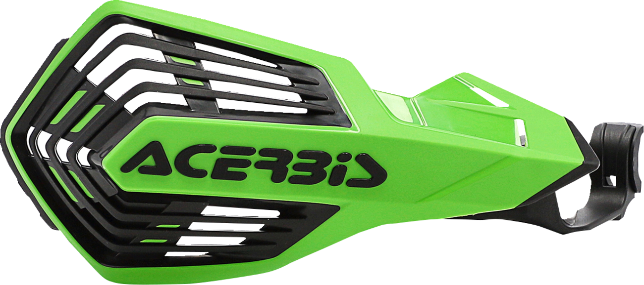 Acerbis K-Future Handguards - Green/Black Kawasaki