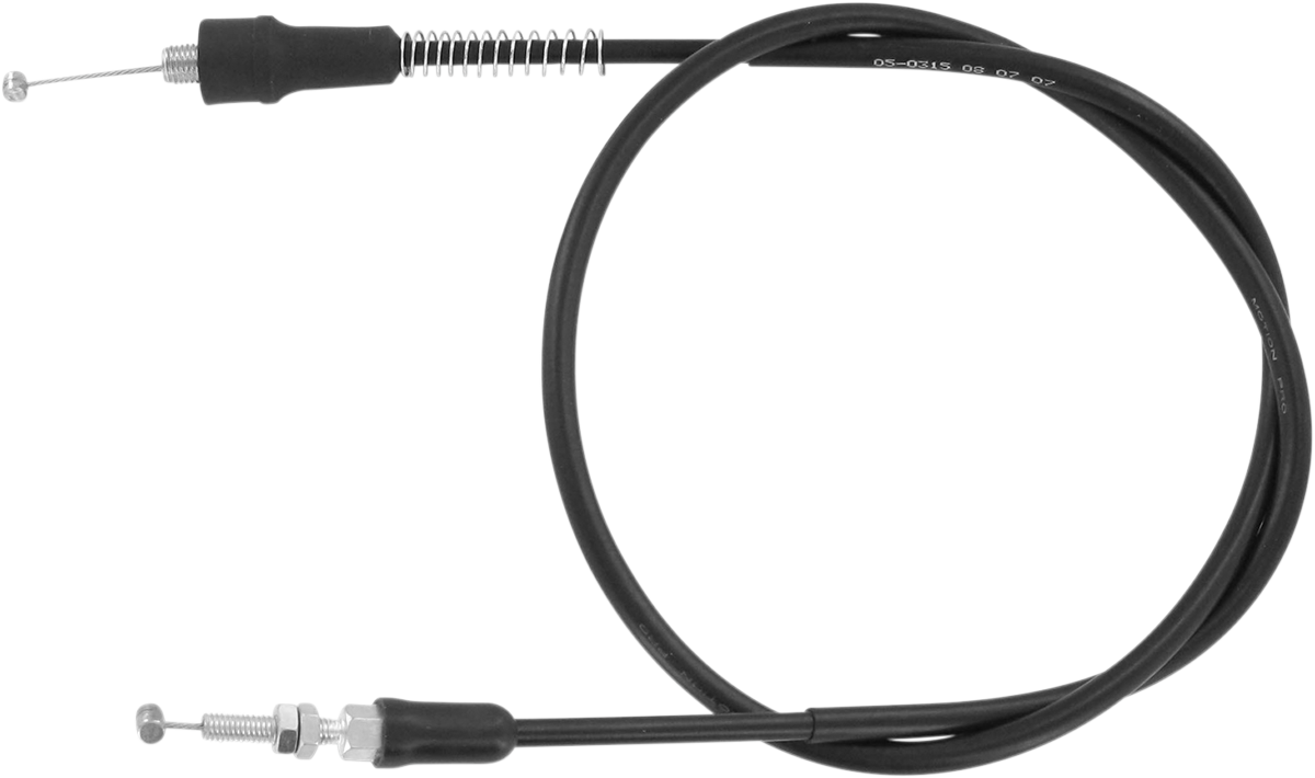 Motion pro Black Vinyl Throttle Cable - Pull - +2" - '04-'09 YFZ450 2004-2009 Yamaha YFZ450