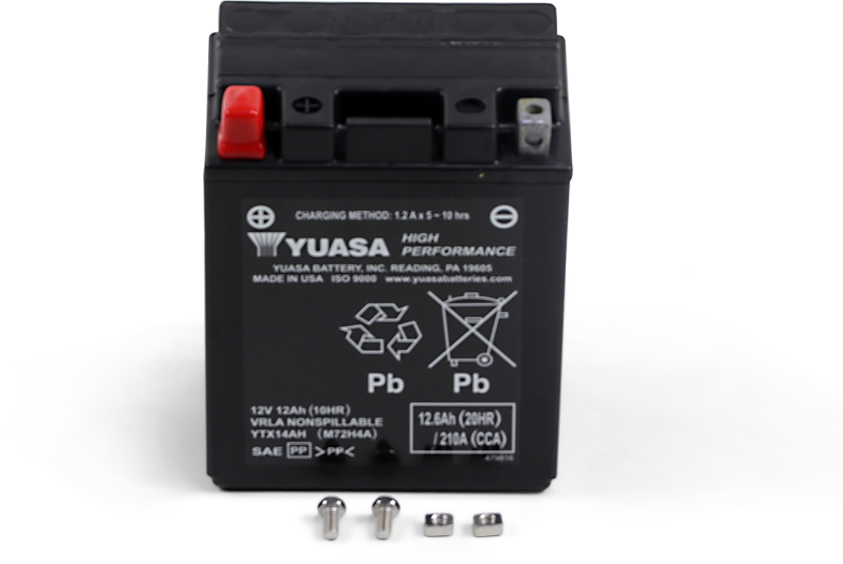 Yuasa AGM Battery - YTX14AH Indian