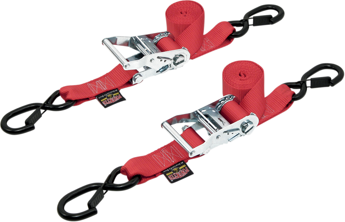 Powertye mfg. 1-1/2" Ratchet with Safety Latch Hooks