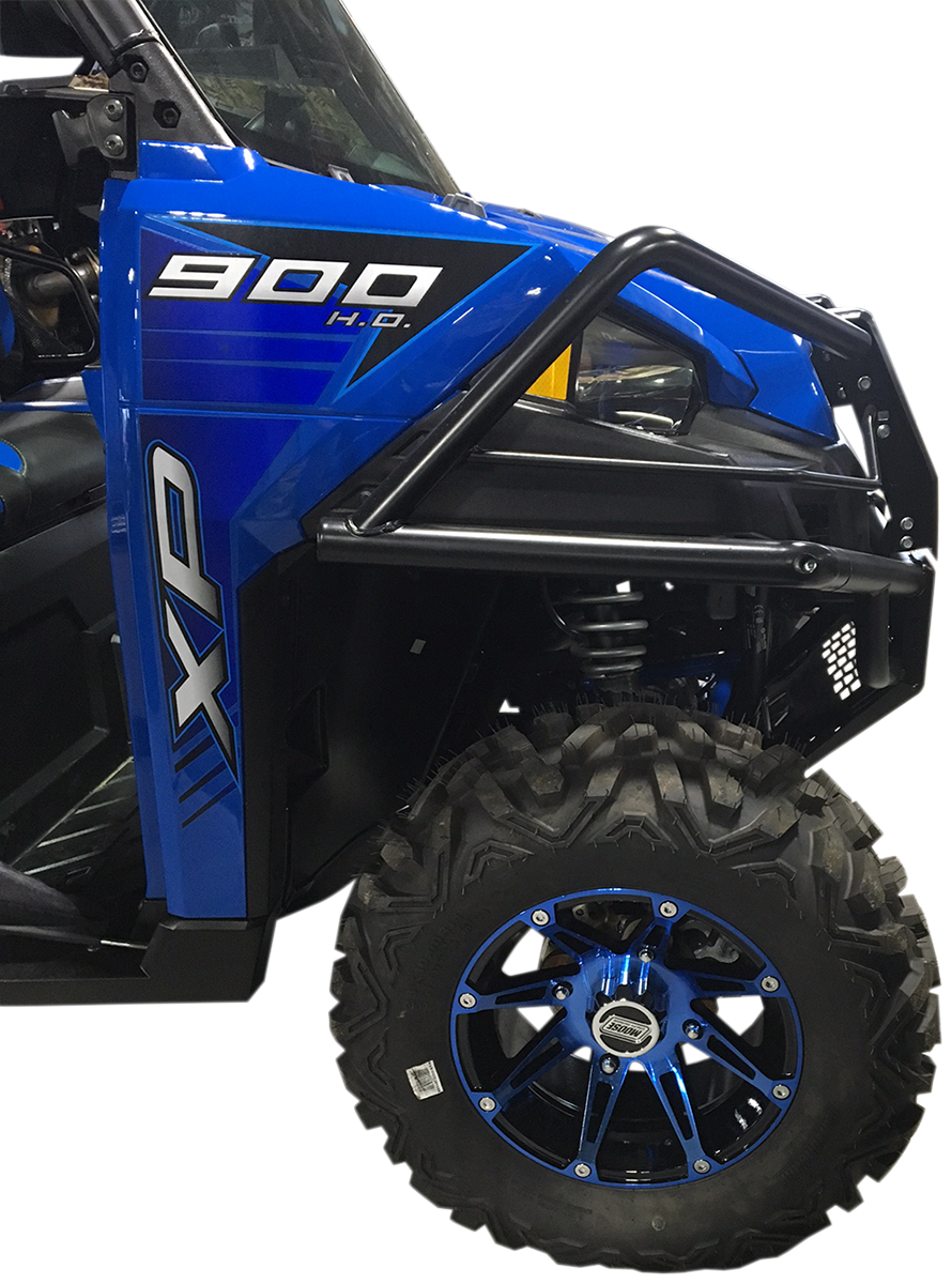 Moose offroad Wheel - 387X - Front - Anodized Blue/Black - 12x7 - 4/136 - 4+3 Kawasaki/Can-Am/Honda