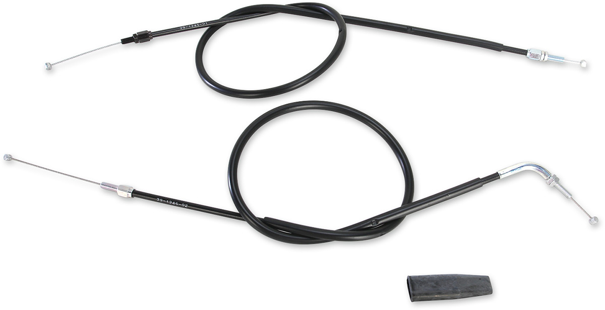 Moose Racing Black Vinyl Throttle Cable