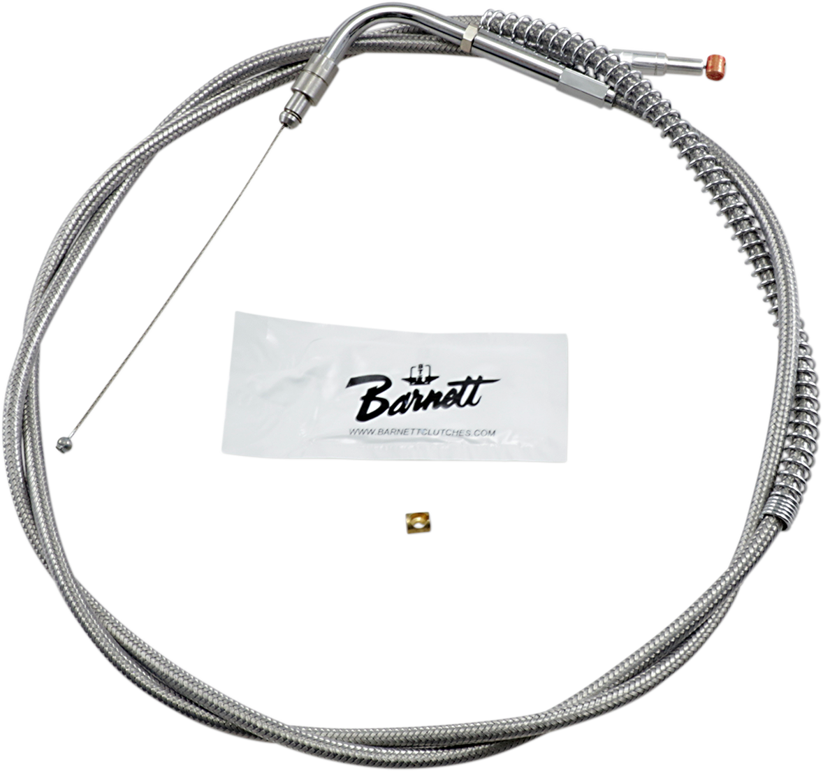 Barnett Stainless Steel Throttle Cable For Harley FLHR/C 1996-2001
