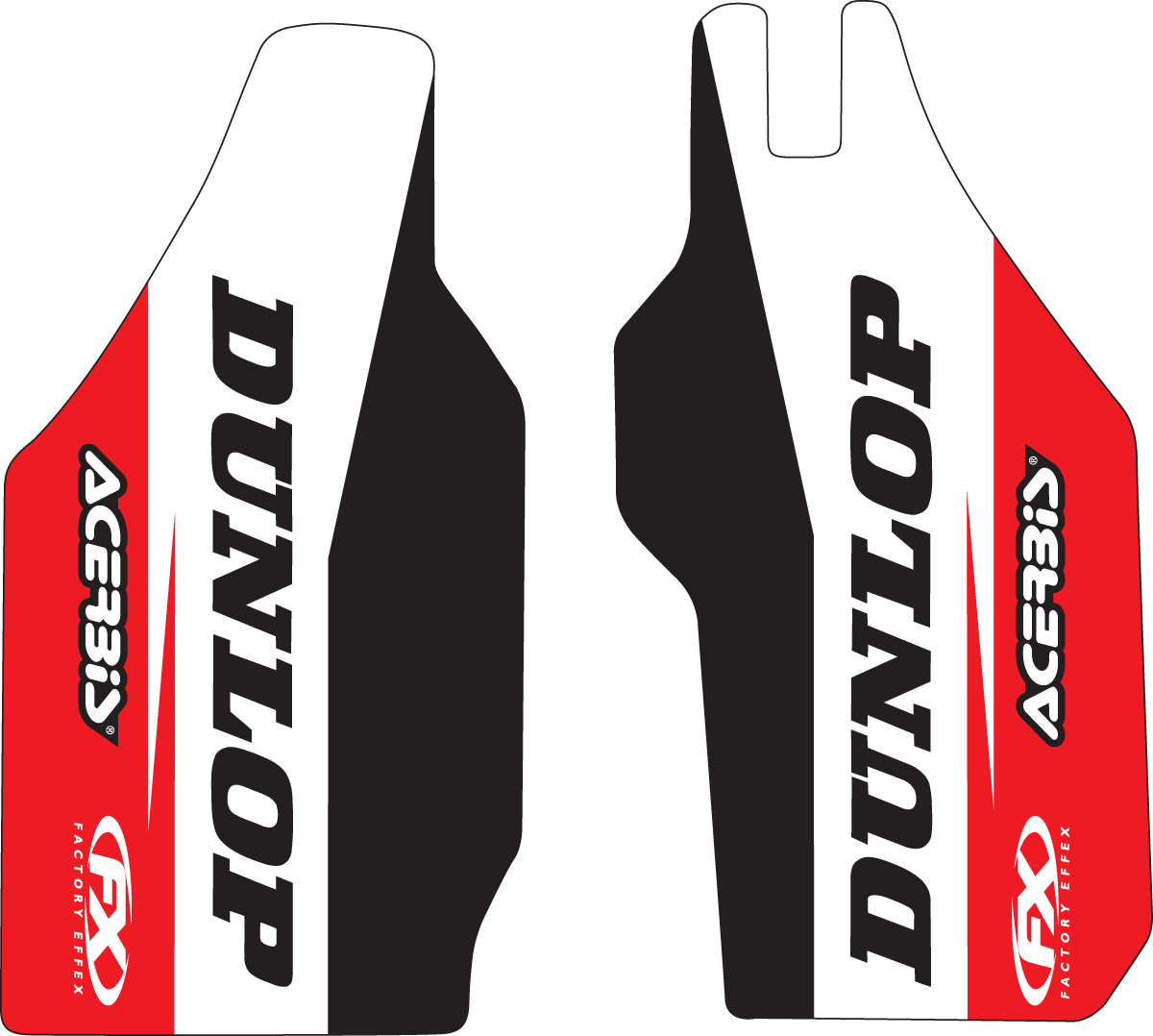 FACTORY EFFEX Lower Fork Guard Graphics