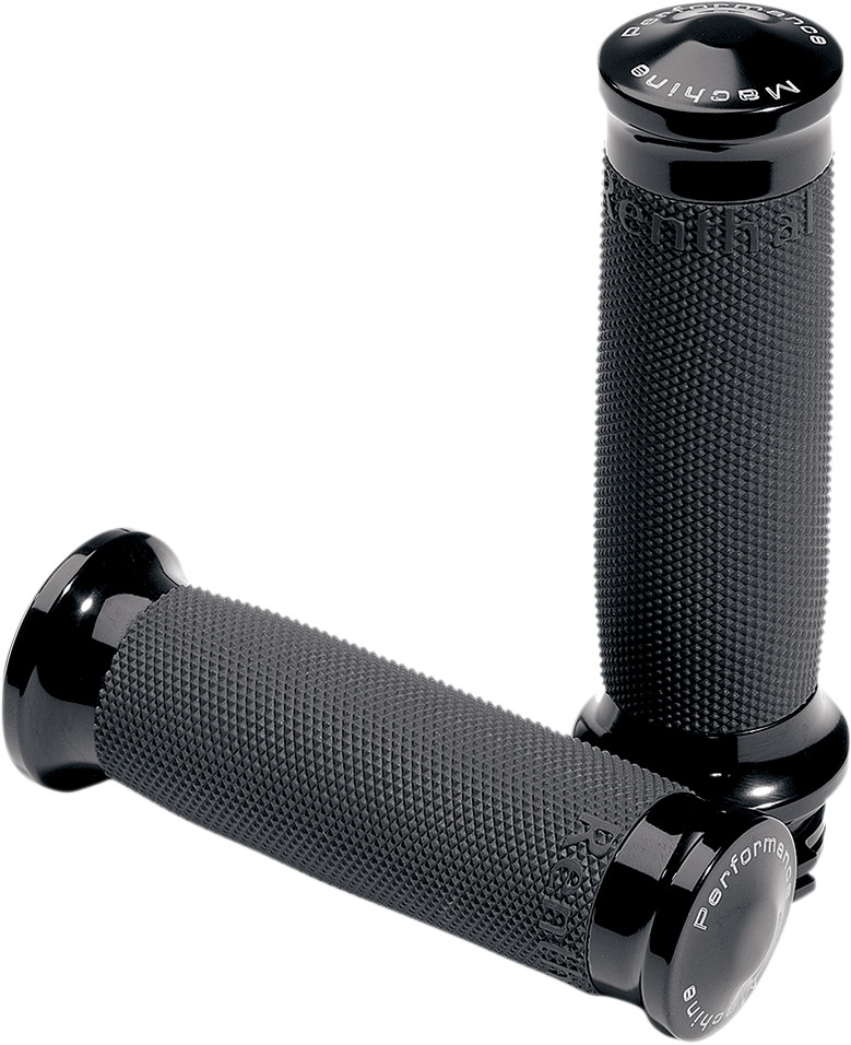 Performance Machine Contour Grips For Harley With Dual Cable Throttle