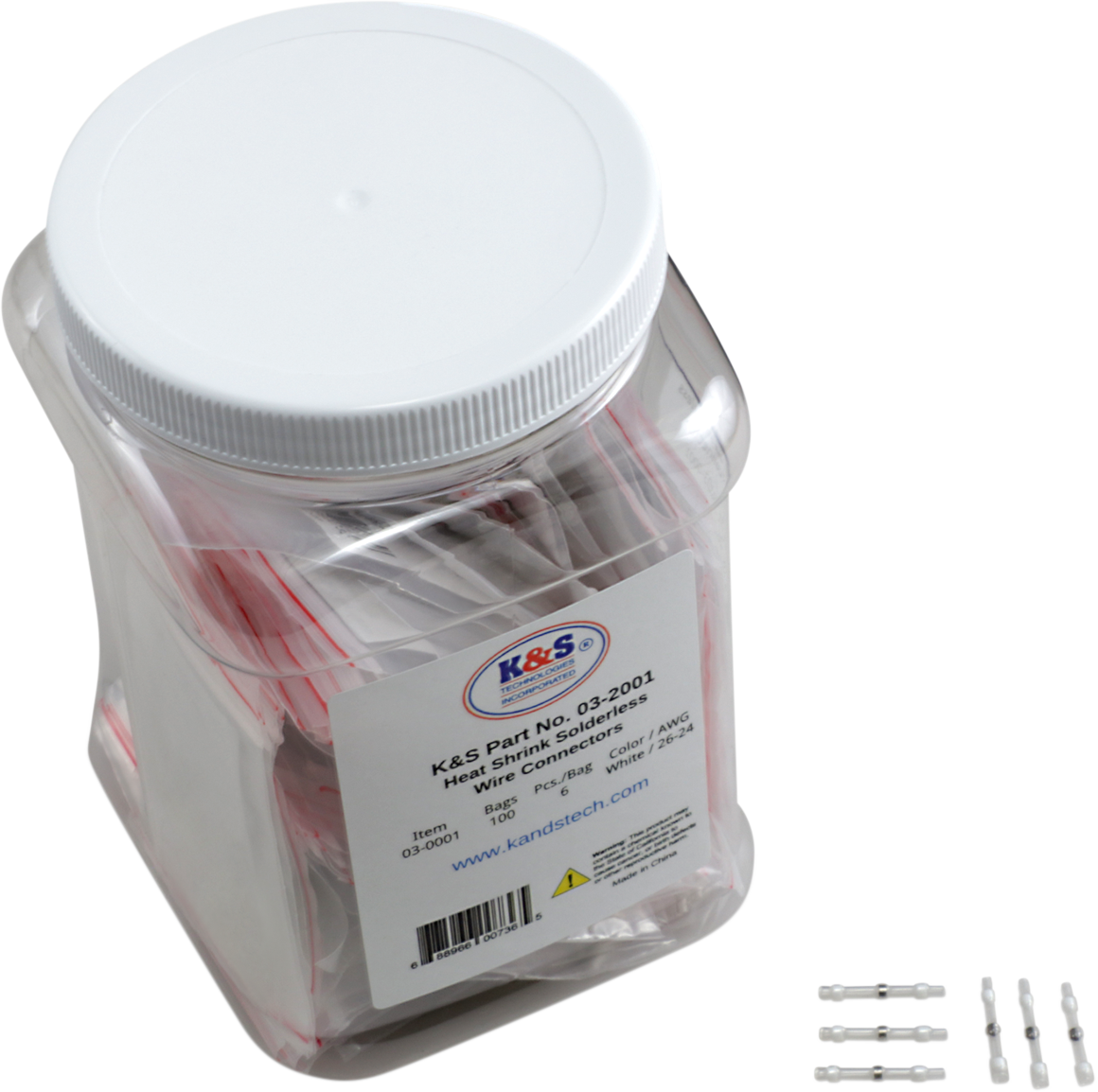 Heat-Shrink Solderless Wire Connector Kit/Refill