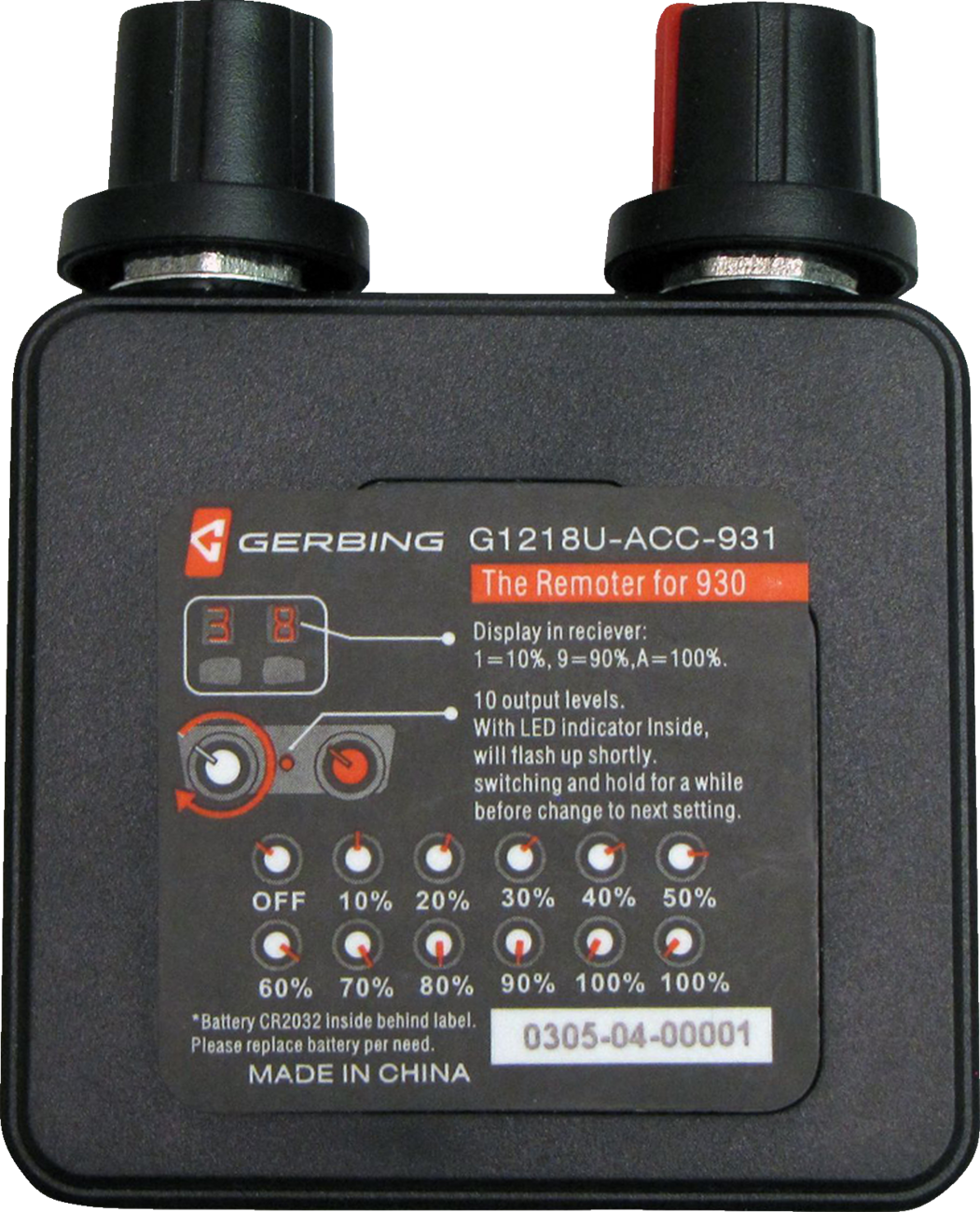 GERBING HEATED CLOTHING Wireless Temp Controller Remote