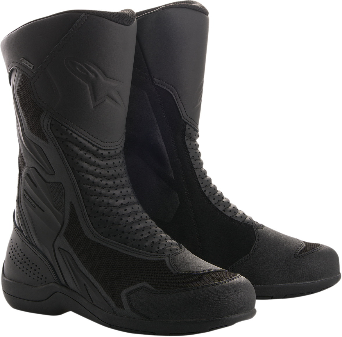 Alpinestars Mens Leather Air Plus GTX Motorcycle Riding Street Racing Boots