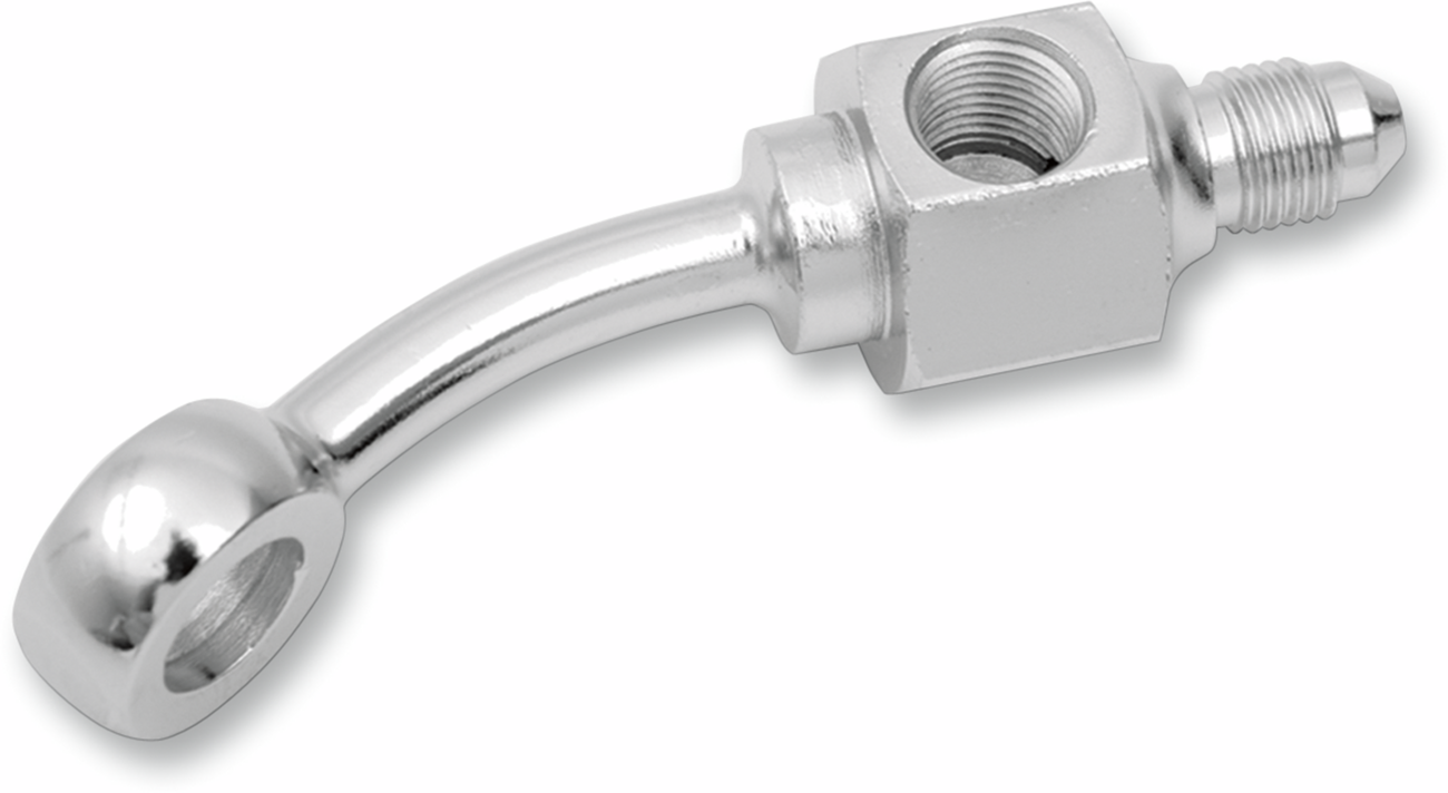 Drag Specialties Chrome Steel Banjo Fitting