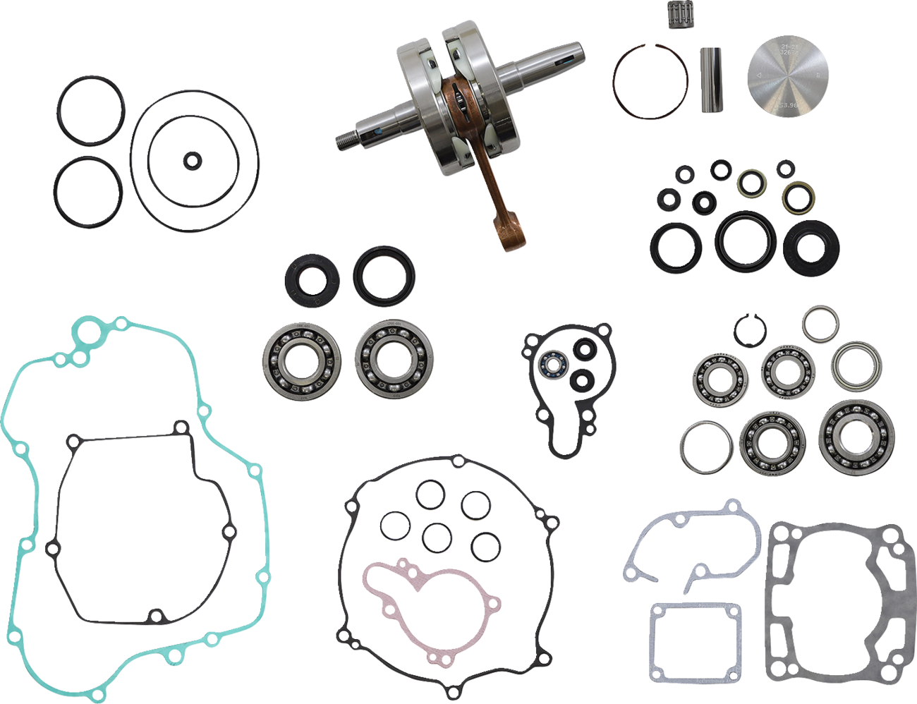 Vertex Complete Engine Rebuild Kit for 2-Stroke 2003-2004 Kawasaki KX125
