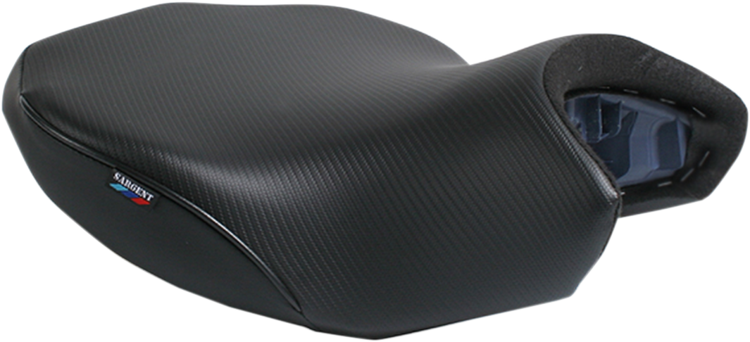 Sargent World Sport™ Performance Seat - Black - Carbon FX - Low Front - BMW R1200 GS '13-'19