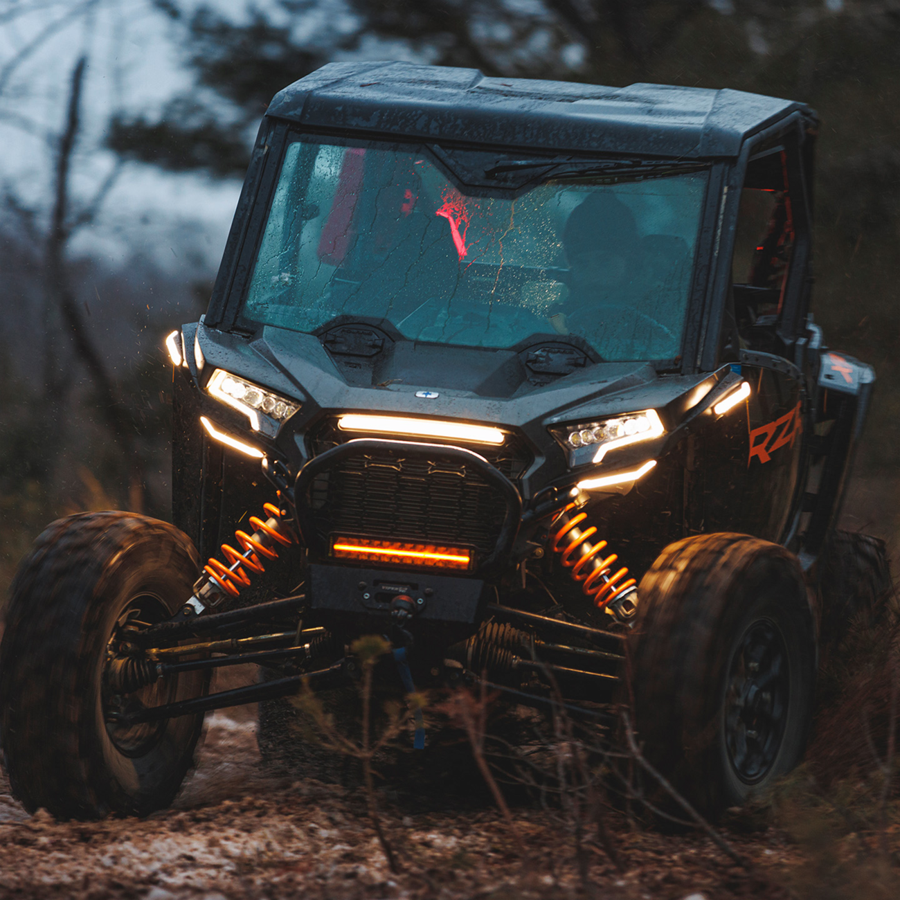 Ravek Auto-Cancel Turn Signal Kit w/White Running Lights Polaris RZR XP 2024-2025