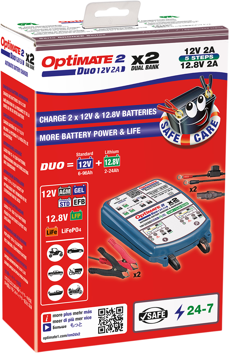 TECMATE OptiMate™ 2 Duo Bronze Series Battery Charger