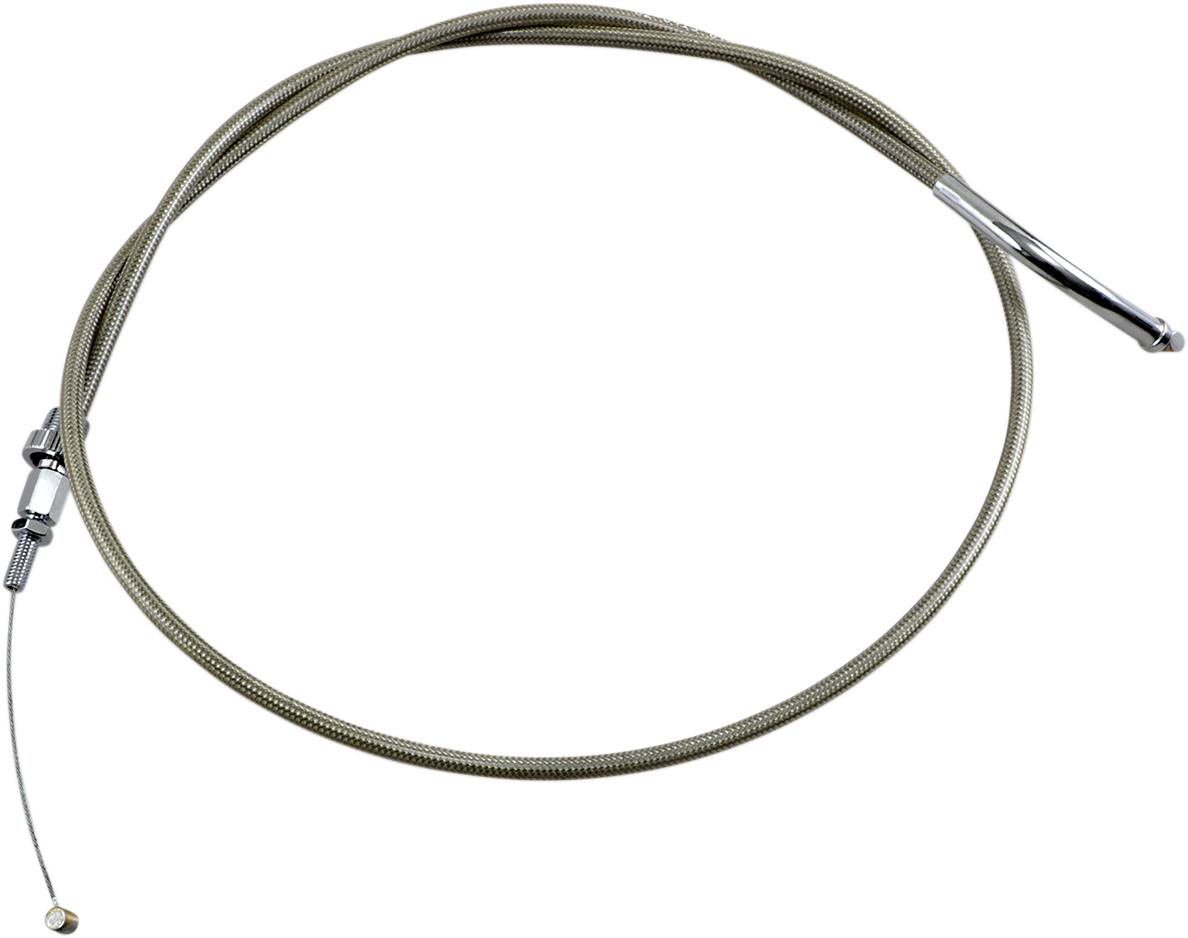 Motion pro Armor Coat Stainless Steel Throttle/Idle Cable for Cruisers 2005-2008 Honda VTX1800F / 2002-2007 Honda VTX1800C