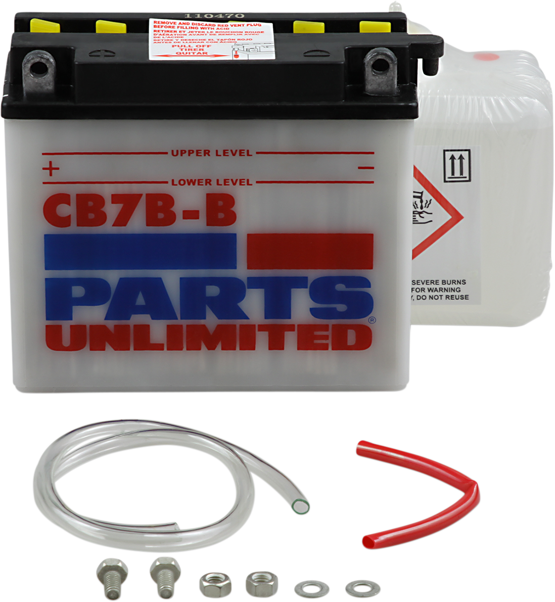 Parts unlimited Battery - YB7B-B 1999-2004 Yamaha TTR225 / 2005-2005 Yamaha TT-R 225