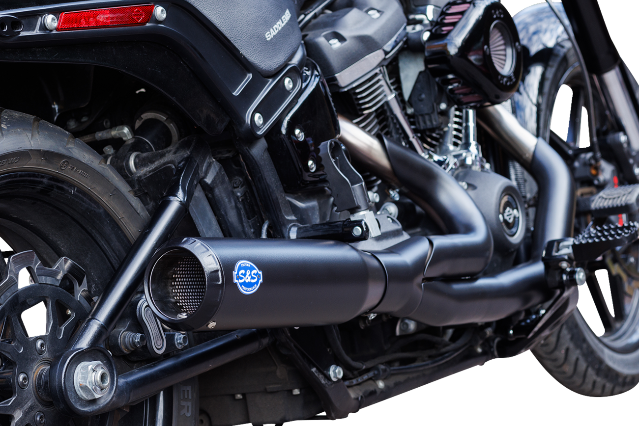 S&S Cycle 49-State Qualifier 2 Into 1 Stainless Exhaust For Harley Softail 2018-2024