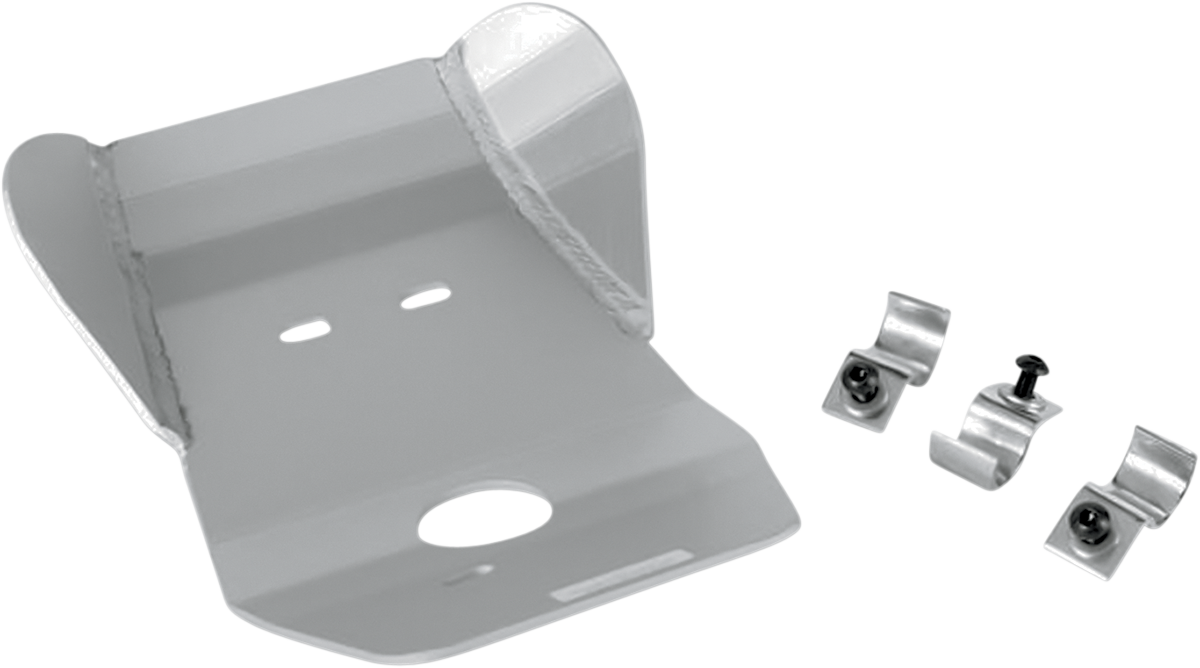 Moose offroad Skid Plate - Silver - Honda - CR 80/85