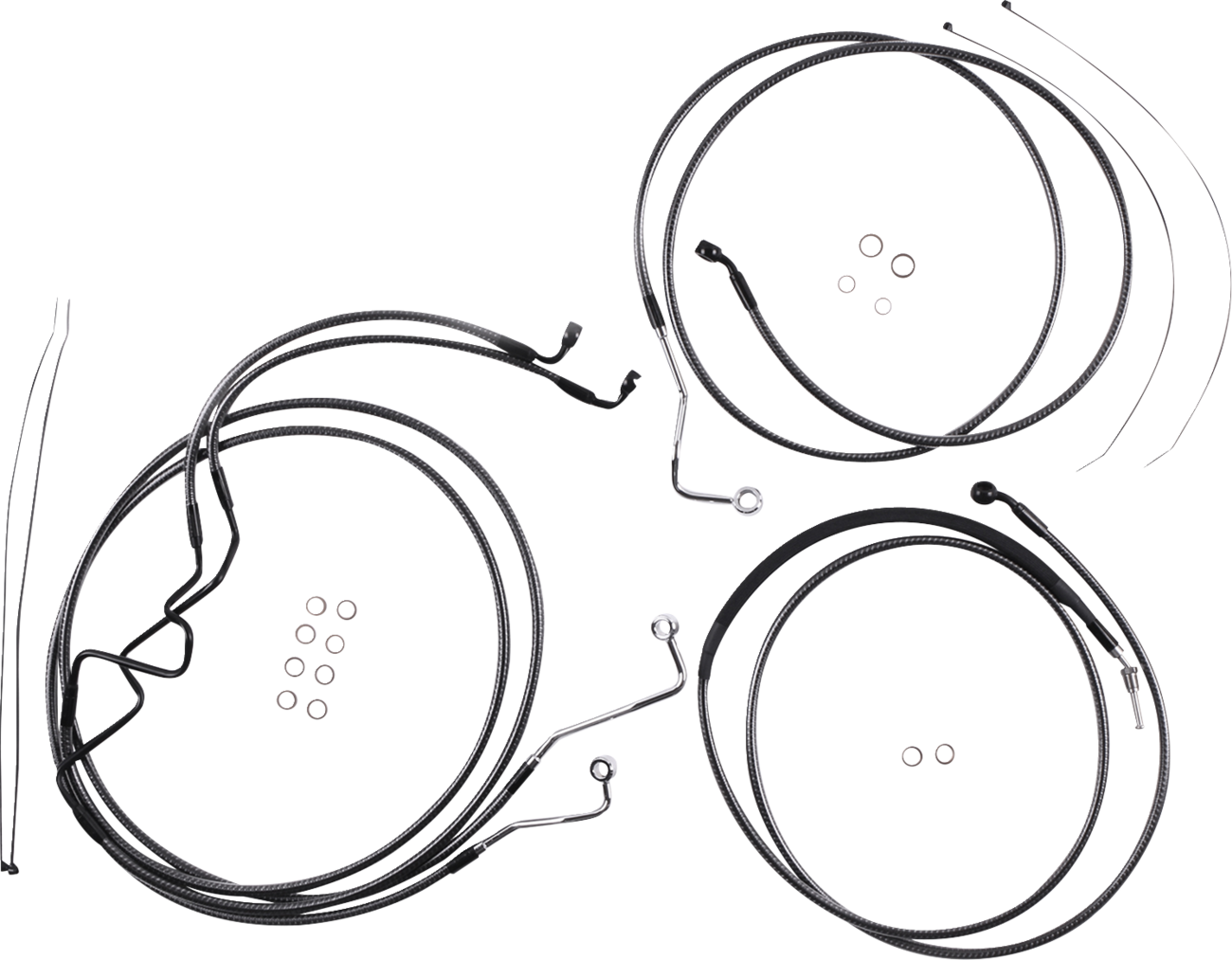 Magnum shielding KARBONFIBR Designer Handlebar Installation Kit - 10" - '17-'20 FLHR 2017-2020 Harley Davidson FLHR Road King