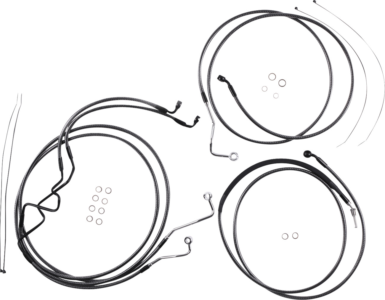 Magnum shielding KARBONFIBR Designer Handlebar Installation Kit - 10" - '17-'20 FLHR 2017-2020 Harley Davidson FLHR Road King