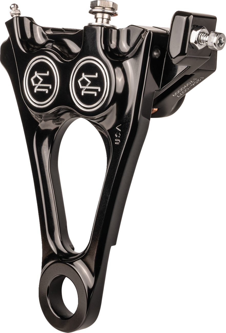 Performance Machine Integrated Four-Piston Rear Caliper For Harley M8 Softail 2018-2025