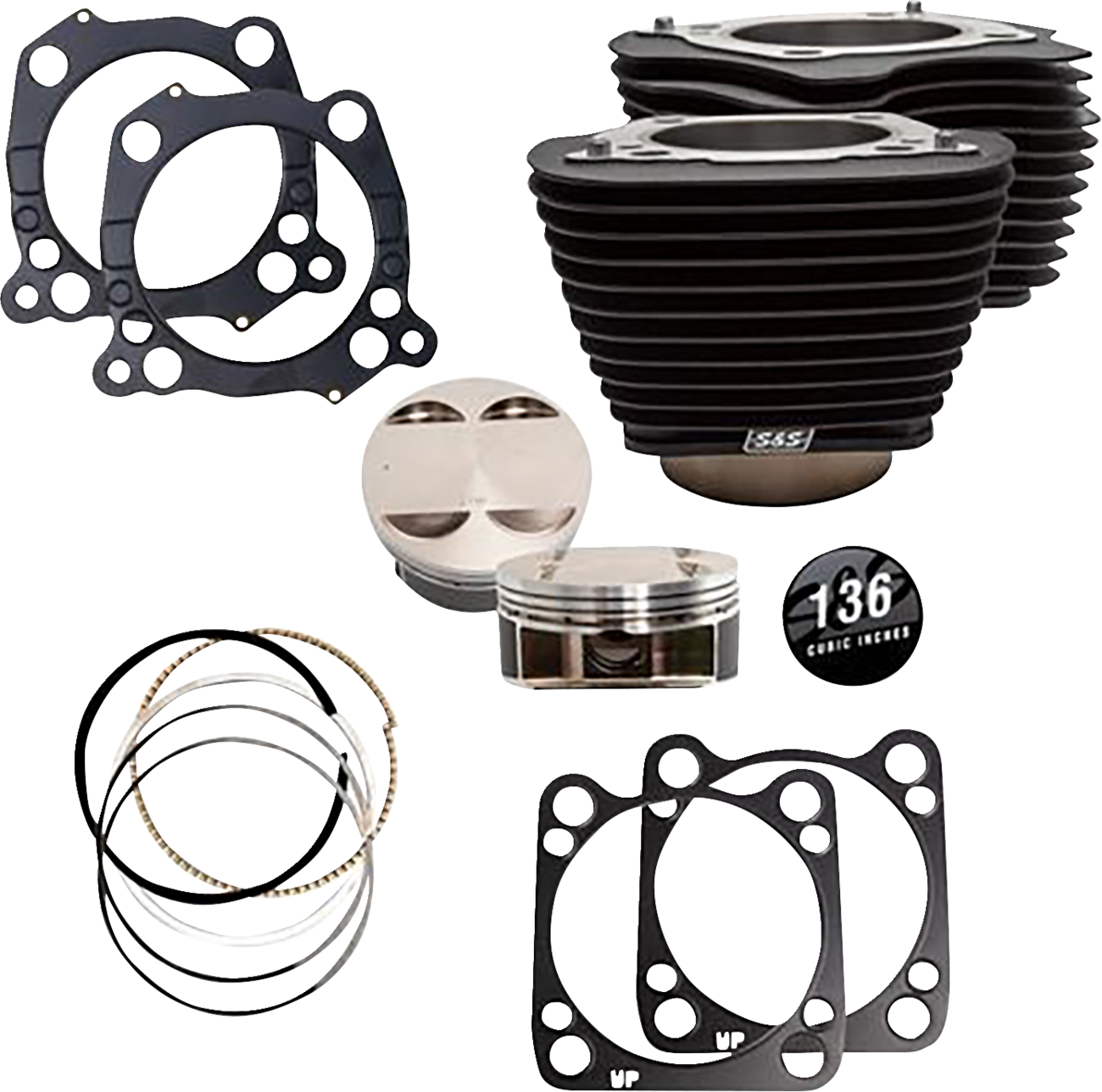 S&S CYCLE 136" Big Bore Cylinder Kit