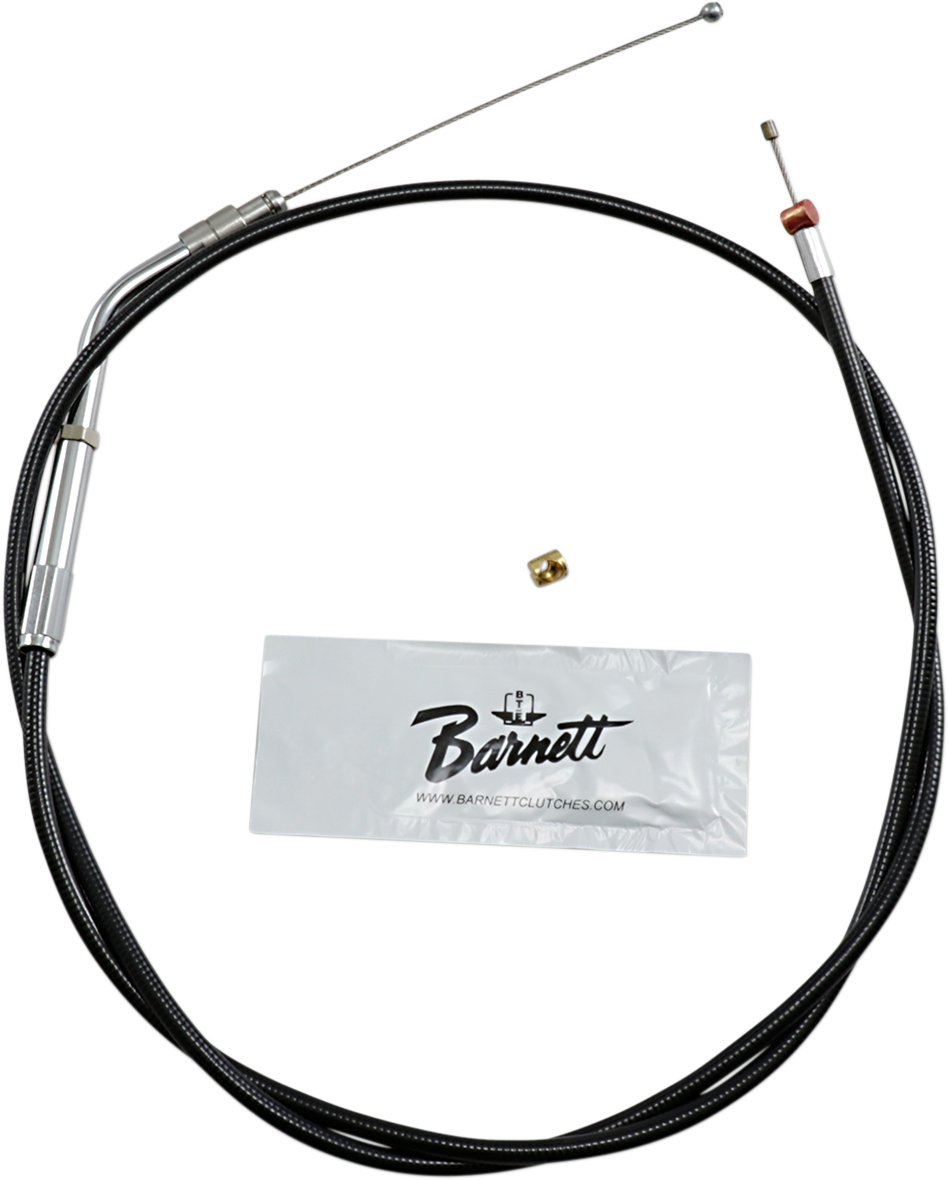 BARNETT Black Vinyl Throttle/Idle Cable
