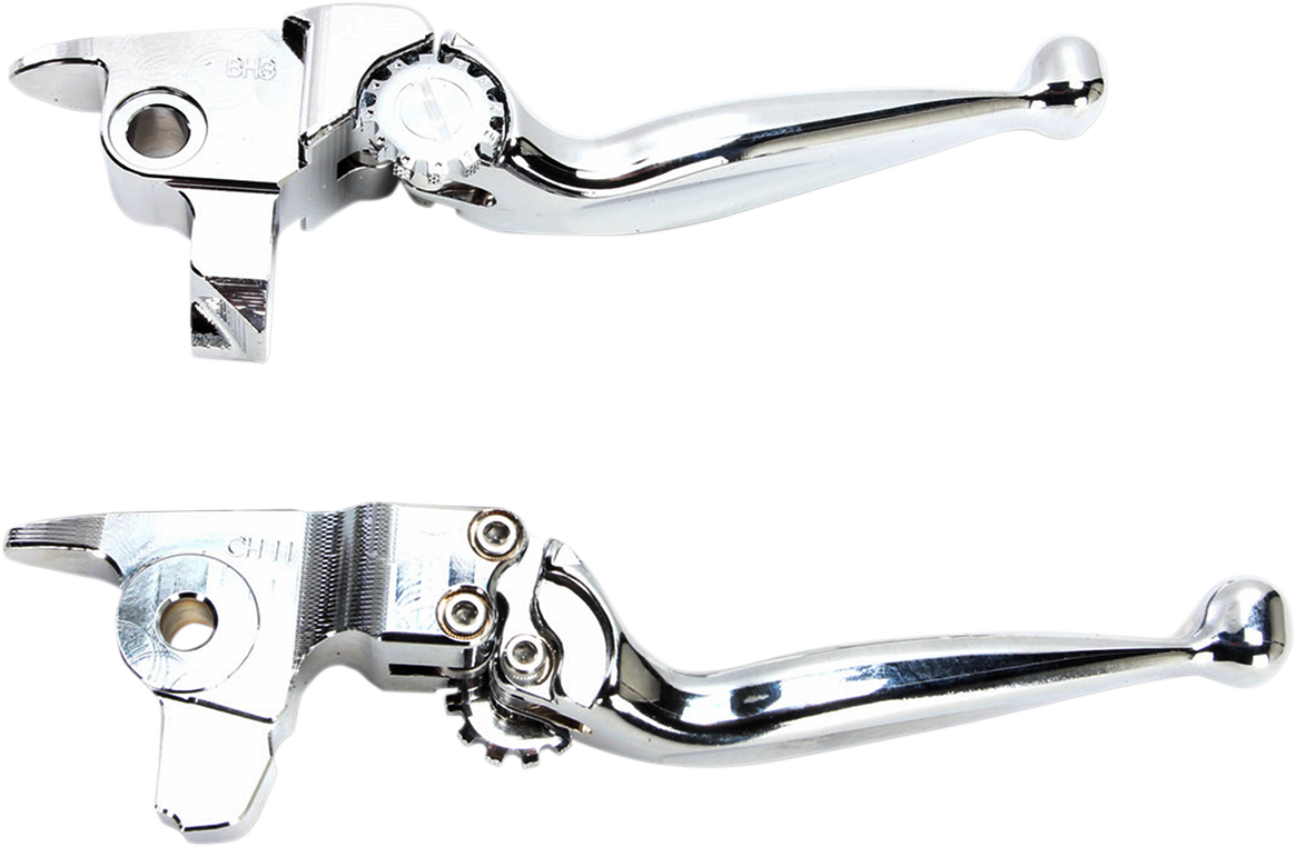 Psr Journey Adjustable Lever Set for Harley Models - Chrome Harley Davidson