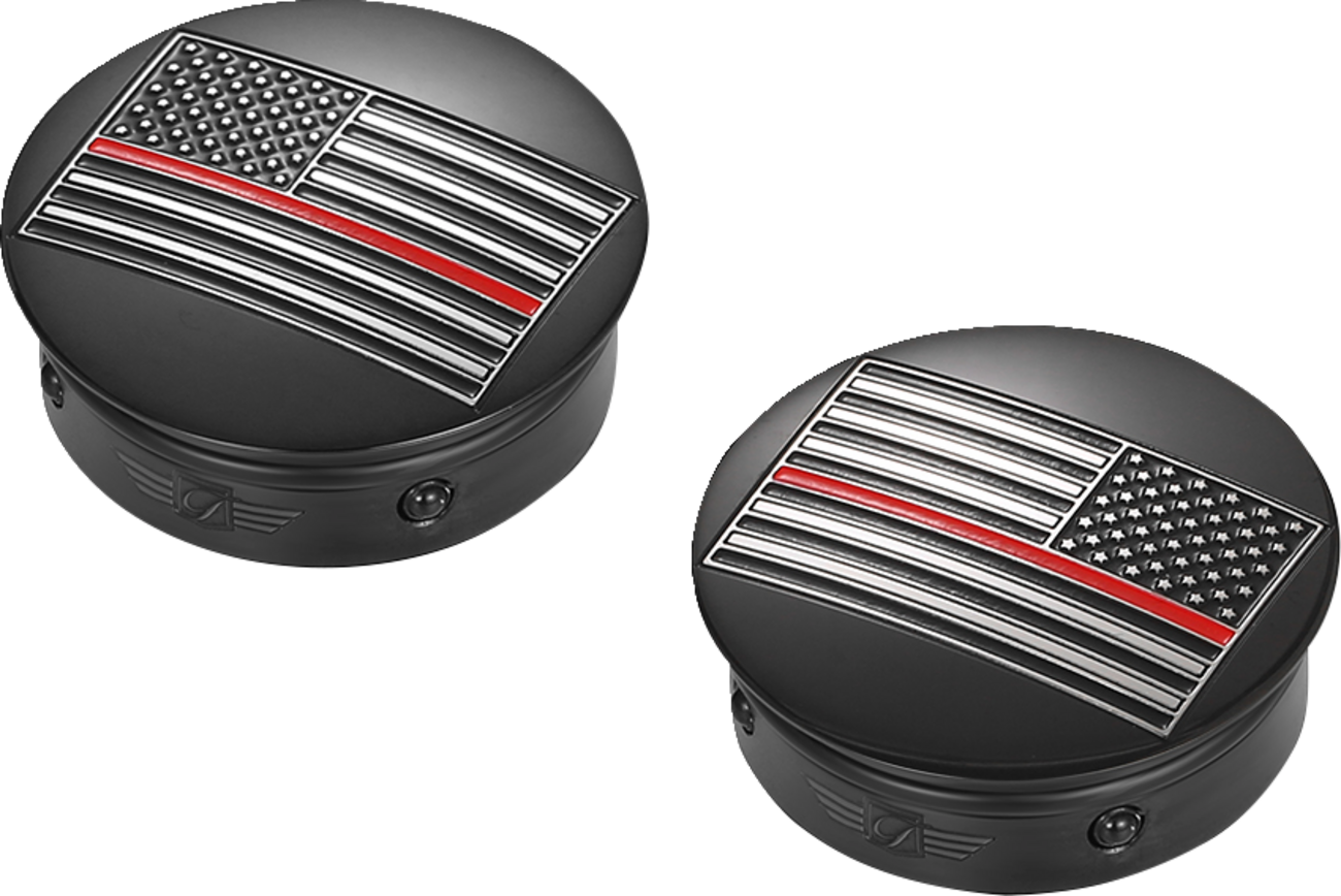 Figurati Designs Swing Arm Pivot Covers for Harley Touring 1985-2026