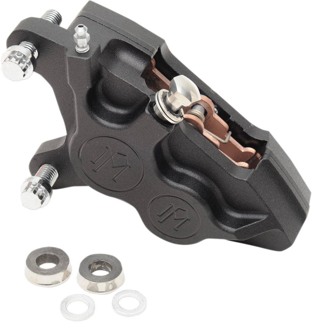 Performance Machine Four-Piston Differential-Bore Front Calipers For Harley 2000-2017