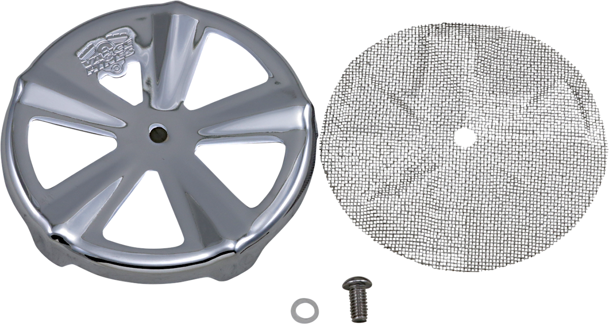 Vance & Hines Skull Cap VO2 Crown Air Cleaner Insert