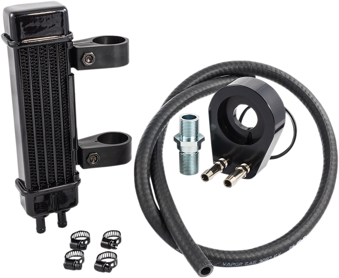 JAGG OIL COOLERS Vertical Frame-Mount Oil Cooler Kit