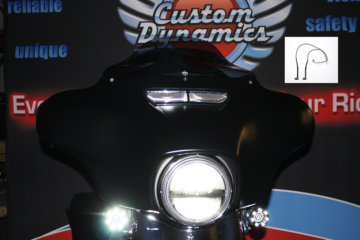 Custom Dynamics LED Fairing Vent Light For Harley Touring 2014-2018