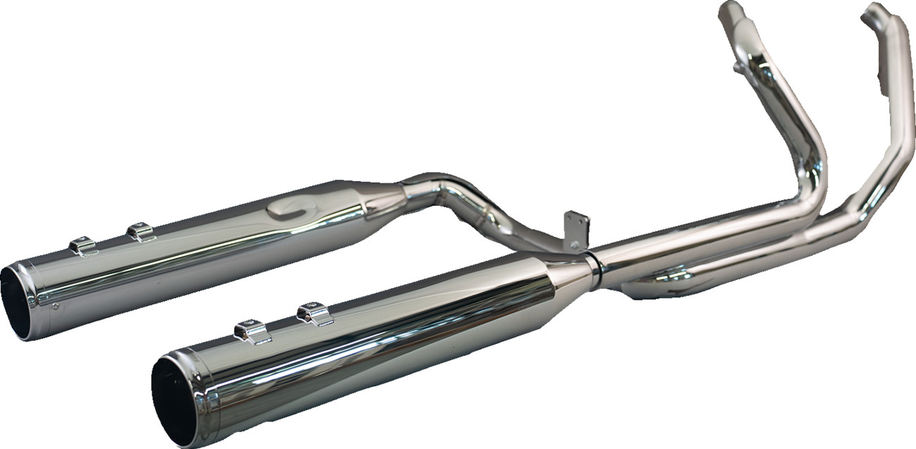 Khrome Werks 2-Into-2 Dominator Exhaust System With 4-1/2" Mufflers For Harley Touring 2017-2026