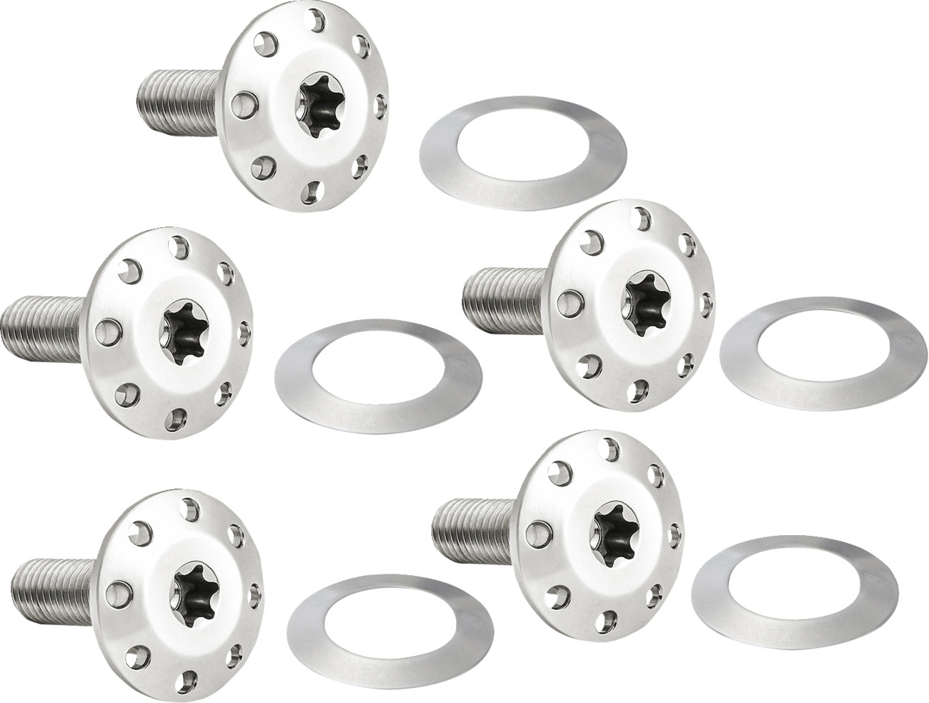 Arlen Ness Holeshot Titanium Spoke Mount Rotor Bolt Kit For Harley Touring 2009-2025