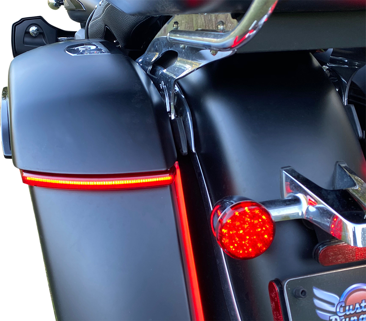 Custom Dynamics Low Profile Bagz Saddle Bag Lights For Indian Chieftain / Dark Horse 2020-2025