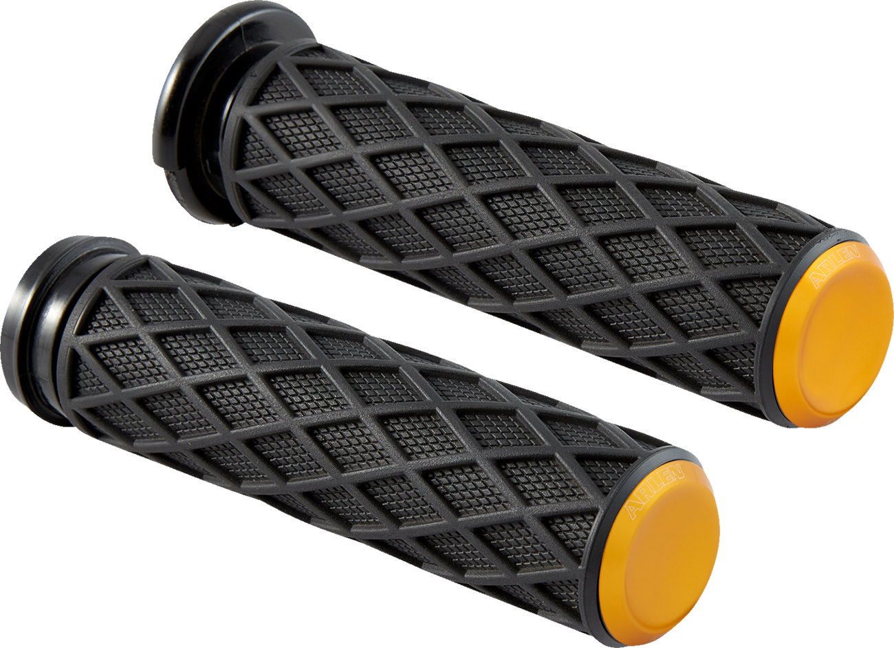 Arlen ness Diamond Grips - TBW - Gold Harley Davidson