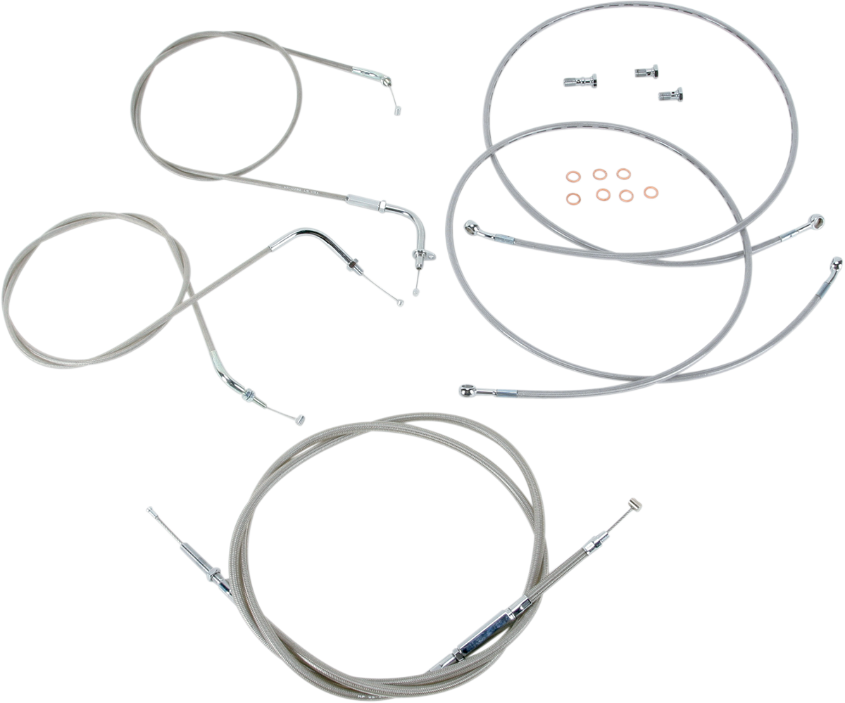 Stainless Handlebar Cable/Line Kit