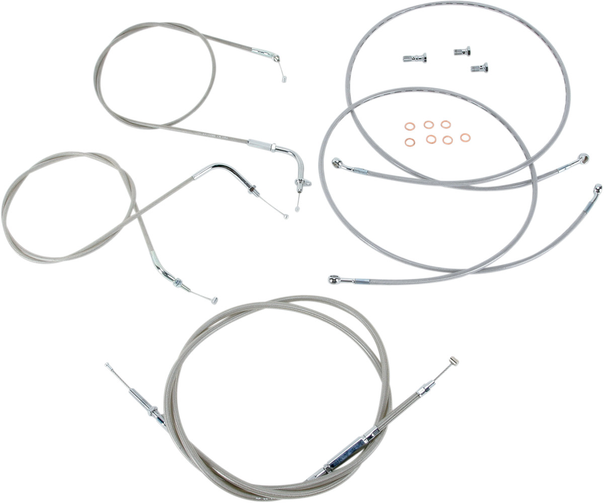 Stainless Handlebar Cable/Line Kit