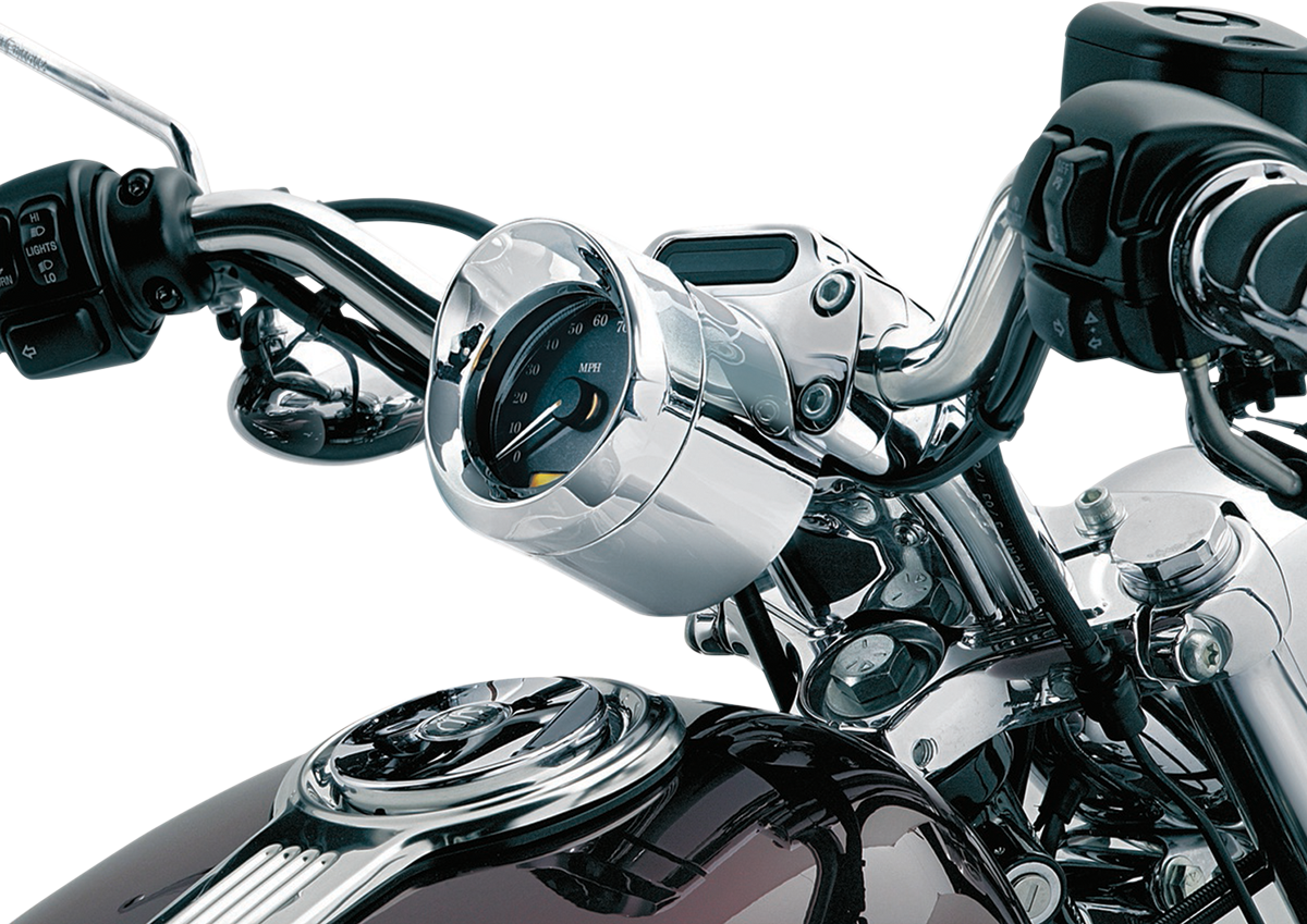 Kuryakyn 4015 Chrome Tach Speedometer Visor for 9815 Harley Touring
