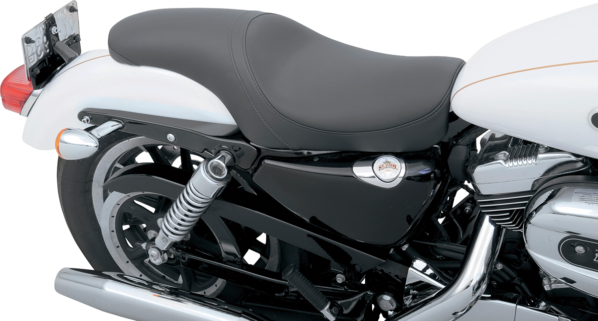 Drag specialties seats Predator Seat - Smooth - Solar Reflective - XL '04-'22 Harley Davidson