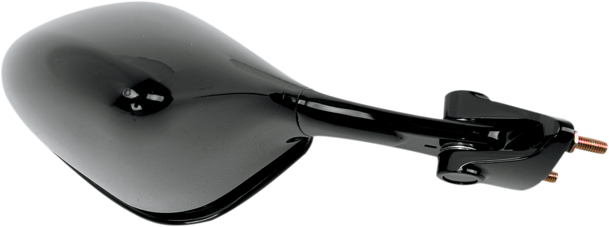 Emgo Mirror - Side View - Rectangle - Black - Left 2000-2000 Kawasaki Ninja ZX-12R / 2001-2001 Kawasaki ZX1200 Ninja ZX-12R